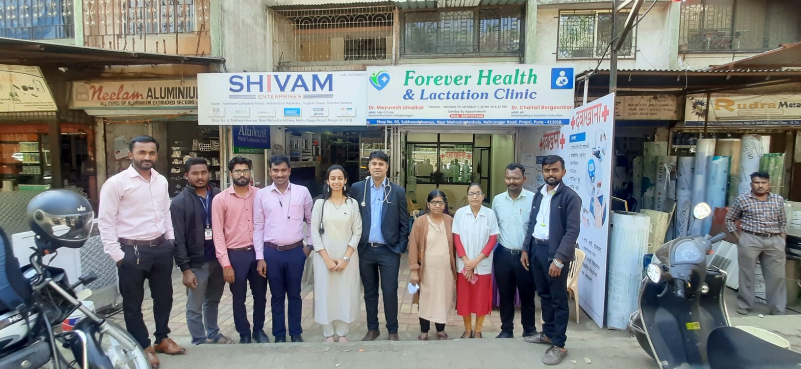 Forever Health & Lactation Clinic, Pimpri Chinchwad - Health Camp Team